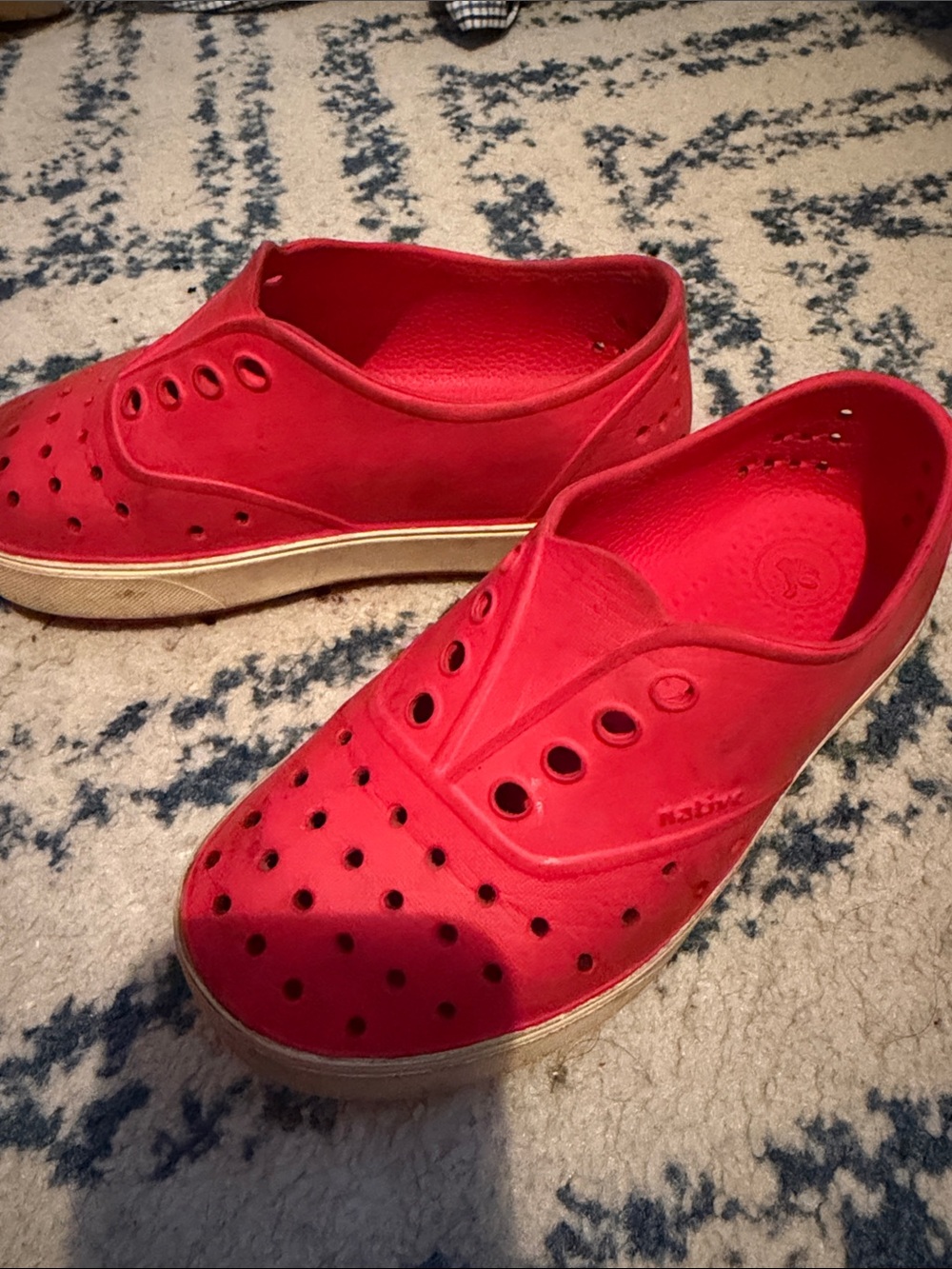 Native Kids Red Slip-On Water Sneakers